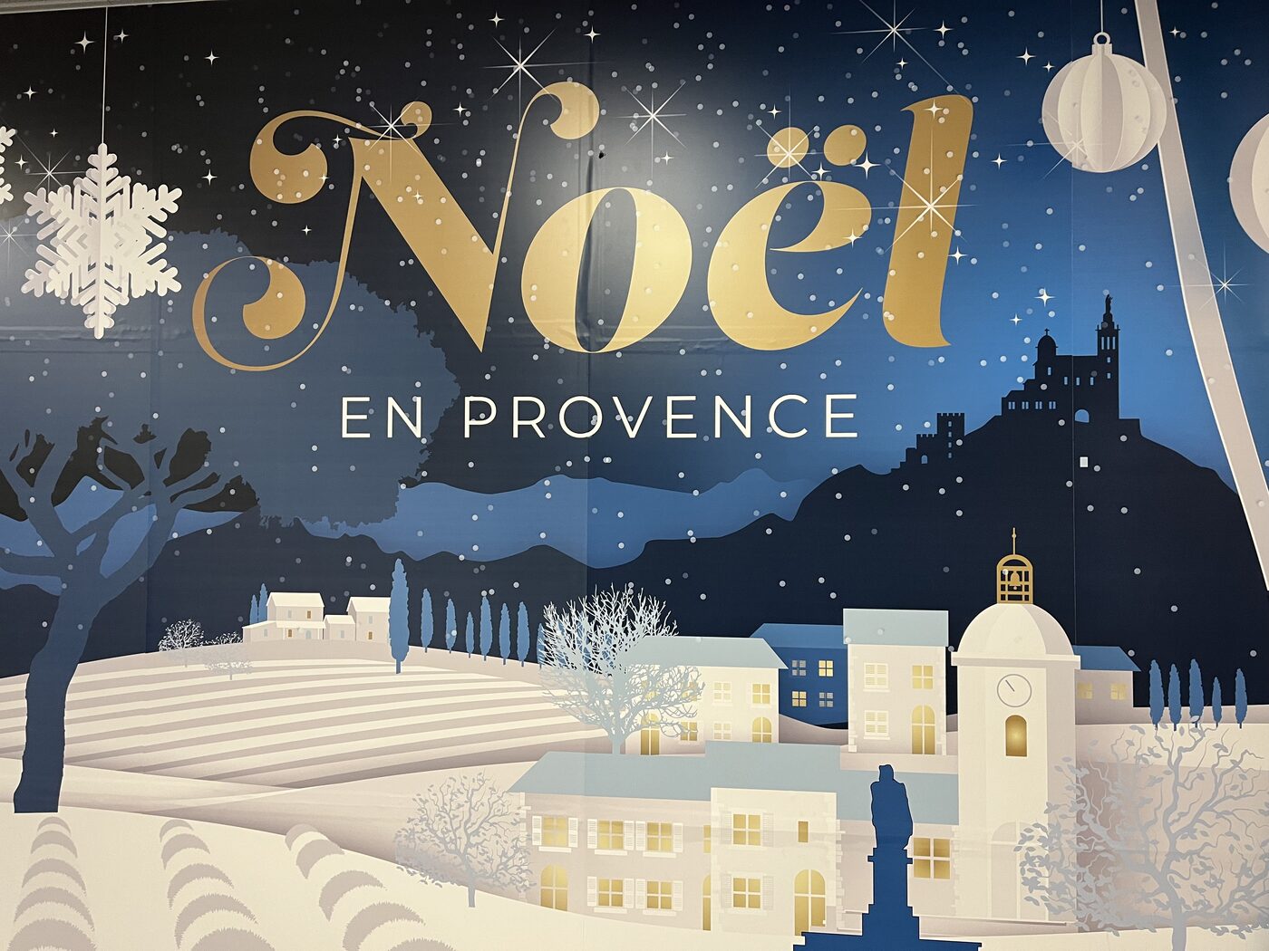 Noël en Provence, een Provençaals winterlandschap als kerstdecoratie